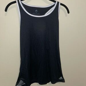 Womens Medium Adidas Climalite Activewear Tank Black/White